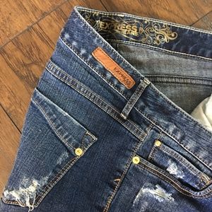 Express Destructed Shorts Size 12